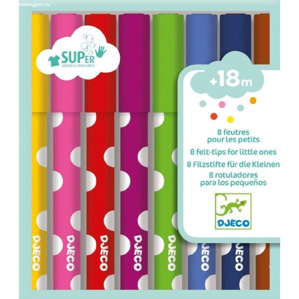 Djeco: Design by 8 felt-tips for little ones