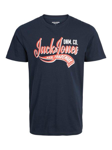 Jack&Jones Férfi póló JJELOGO Standard Fit 12233594 Navy Blazer S