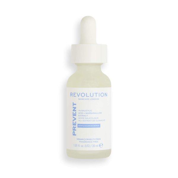 Revolution Skincare Arcápoló szérum 1% Salicylic Acid +
Marshmallow Extract (Gentle Blemish Serum) 30 ml