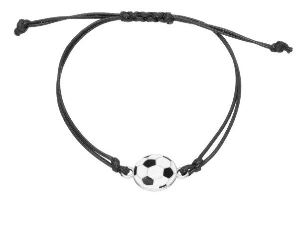 Troli Fekete textil karkötő Futball-labda