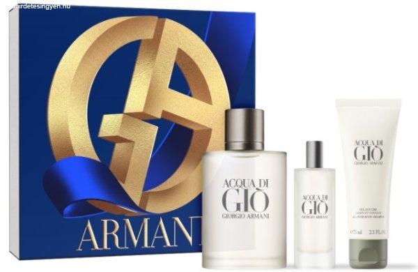 Giorgio Armani Acqua Di Gio Pour Homme - EDT 100 ml + tusfürdő 75 ml
+ EDT 15 ml