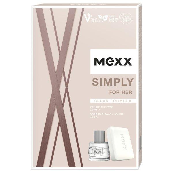 Mexx Simply For Her - EDT 20 ml + szappan 75 g