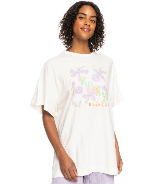 Roxy Női póló SWEET FLOWERS Oversize Fit ERJZT05469-WBK0 L