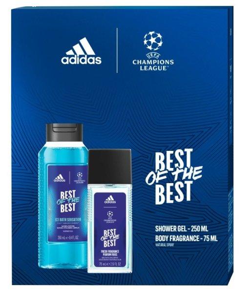Adidas UEFA Best Of The Best - dezodor szórófejjel 75 ml +
tusfürdő 250 ml
