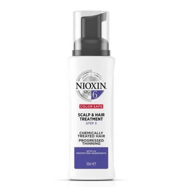 Nioxin Hajkezelés hajhullás ellen a jelentősen ritkuló
természetes vagy kémiailag kezelt hajra System 6 (Scalp Treatment 6)
100 ml