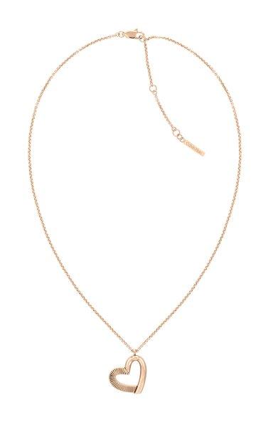 Calvin Klein Bájos bronz nyaklánc szívvel Minimalist Hearts
35000386