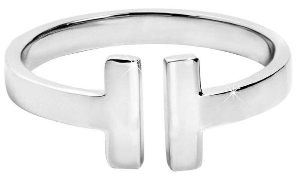 Troli Nyitott acél női gyűrű 52 mm