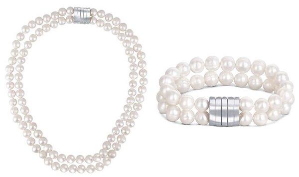 JwL Luxury Pearls Kedvezményes gyöngy ékszer szett JL0598 és
JL0656 (karkötő, nyaklánc)