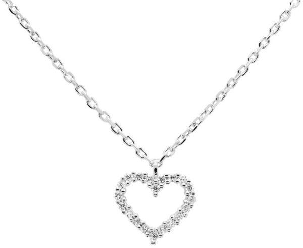 PDPAOLA Gyengéd ezüst nyaklánc szívvel White Heart Silver
CO02-220-U (lánc, medál)