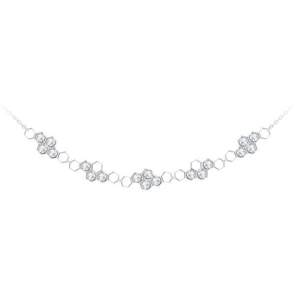 Preciosa Bámulatos ezüst nyaklánc Lumina 5300 00