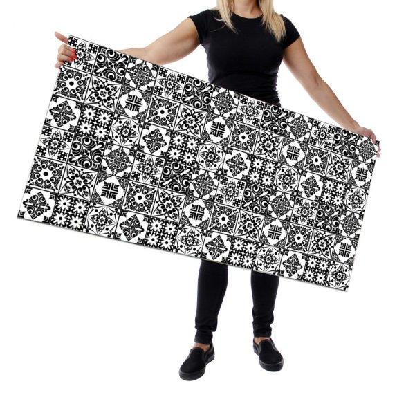 Wallplex falburkoló konyhapanel Fekete mozaik (Méret: Óriás 60x300)
