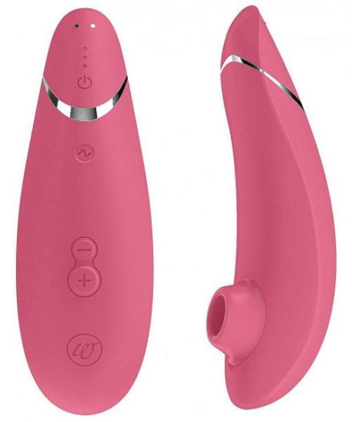 Womanizer Premium II nyomás vibrátor, rózsaszín