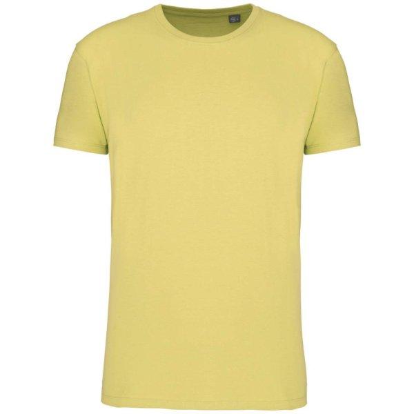 Férfi organikus rövid ujjú póló, Kariban KA3025IC, Lemon Yellow-2XL