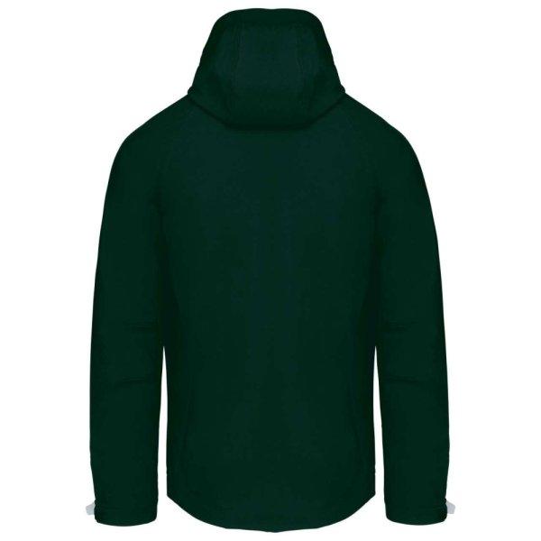 Férfi kapucnis softshell dzseki, Kariban KA413, Bottle Green-XL