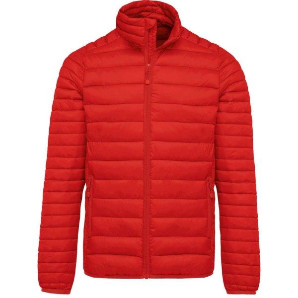 Férfi bélelt meleg és ultrakönnyű kabát , Kariban KA6120, Red-4XL