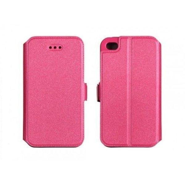 Microsoft Lumia 950XL pink rózsaszín szilikon keretes könyvtok