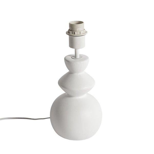 Design asztali lámpa fehér kerámia 15 cm búra nélkül - Alisia