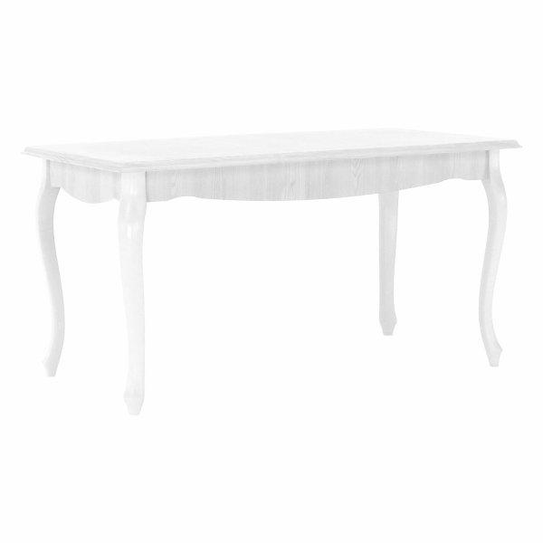 Étkezőasztal DA19, sosna fehér, 146x76 cm, VILAR