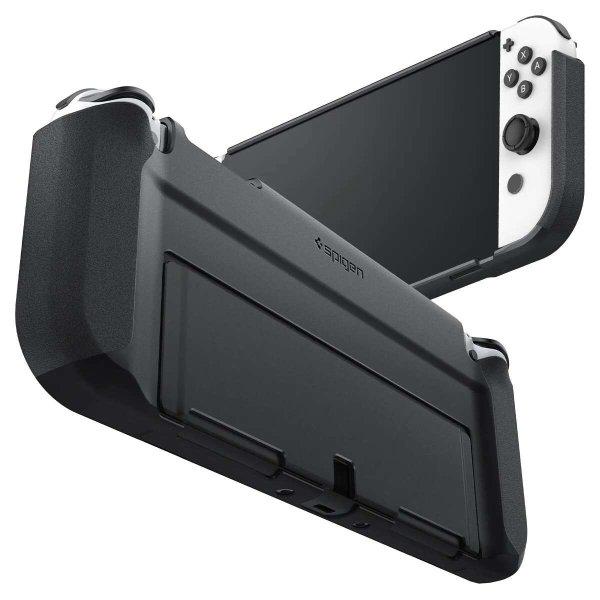 Spigen Thin Fit Nintendo Switch OLED műanyag tok - Fekete