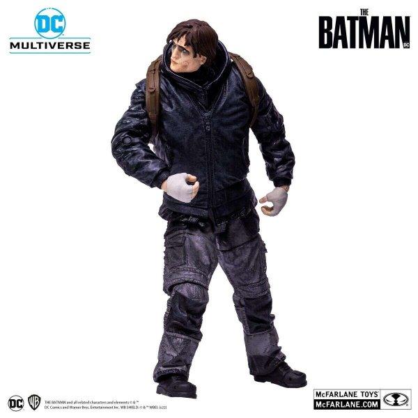 The Batman Bruce Wayne unmasked DC multiverse figura 18 cm