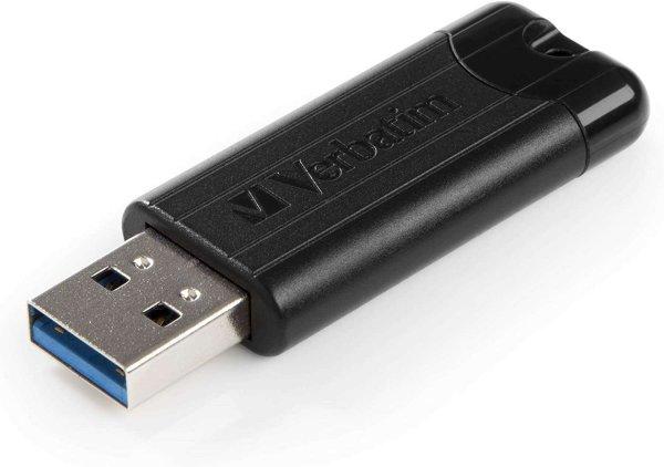 Verbatim PinStripe 49320 256GB, USB 3.0 fekete pendrive