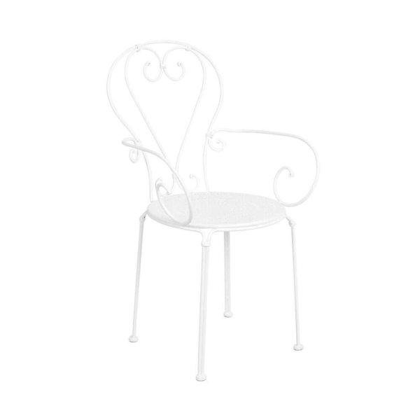 CENTURY karfás szék, fehér