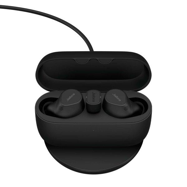 Jabra Evolve2 Buds Wireless fülhallgató - Fekete (USB-C adapter, UC, Vezeték
nélküli töltőpad)