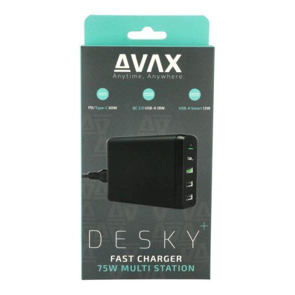 Avax DC611 DESKY+ 75W Charger Black