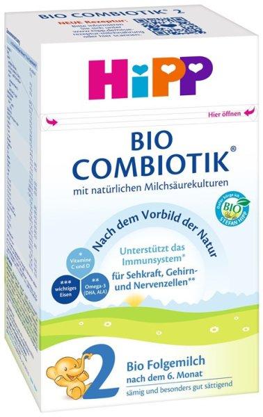 HIPP 2 Bio Combiotik tejalapú anyatej-kiegészítő tápszer 600g 