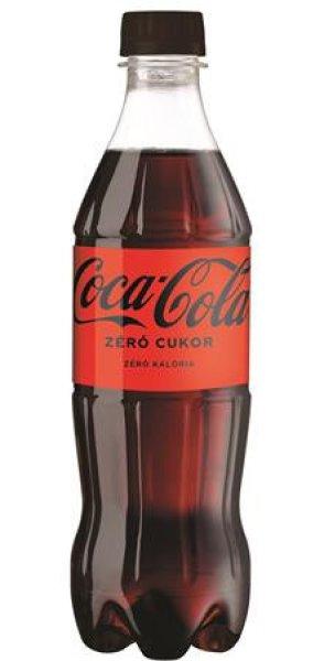 Üdítőital, szénsavas, 0,5 l, COCA COLA "Coca Cola Zero" 12
db/csomag