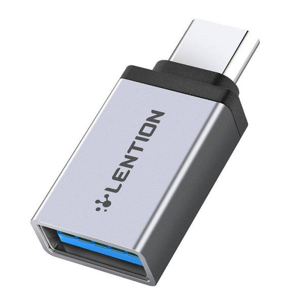 Lention USB-C USB 3.0 adapter (ezüst)