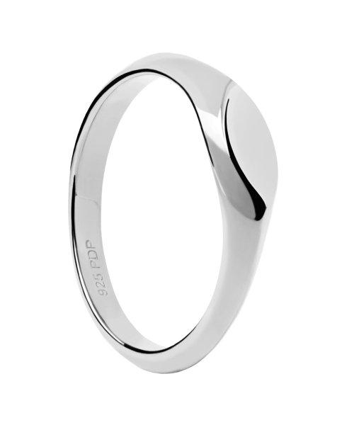 PDPAOLA Minimalista ezüst gyűrű Duke Vanilla AN02-A54 56 mm