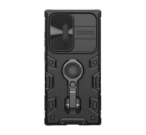 Nillkin CamShield Armor Pro, Samsung Galaxy S23 Ultra szilikon tok, fekete