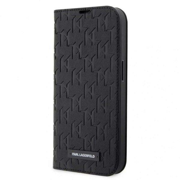 Karl Lagerfeld tok fekete Iphone 13 Pro Max készülékhez KLBKP13XSAKLHPK