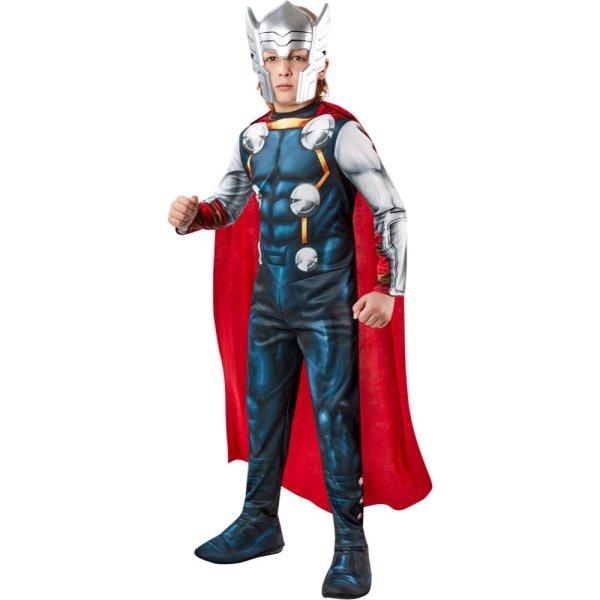 Thor jelmez izmokkal - Bosszúállók fiúknak 120 - 130 cm 5-7 éves korig