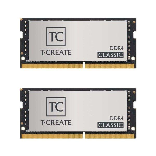 32GB 2666MHz DDR4 Notebook RAM Team Group T-Create CL19 (2x16GB)
(TTCCD432G2666HC19DC-S01) (TTCCD432G2666HC19DC-S01)