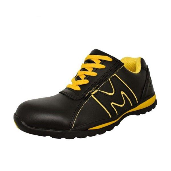 Artmas Munkavédelmi cipő, fém, orrvédővel, 38-as méret, fekete-sárga
szín, Bsport3B-38
