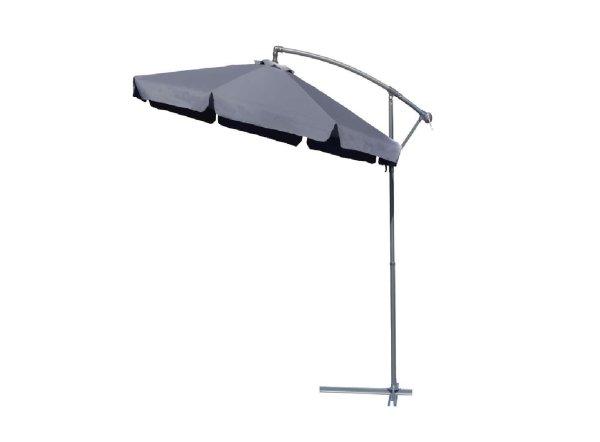Összecsukható kerti esernyő, szürke, 3,5 m, MalTec 109080