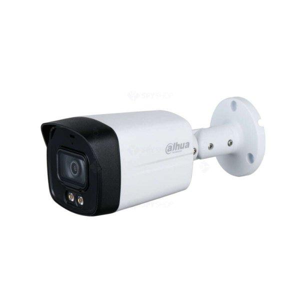 Dahua biztonsági kamera, színes, 5 megapixel, fehér fény 40m, 2.8mm
objektív, HAC-HFW1509TLM-A-LED-0280B-S2
