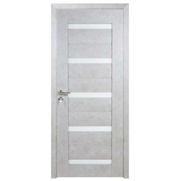 Fa beltéri ajtó, sötétszürke színű, bal/jobb, mérete 203 x 88 cm