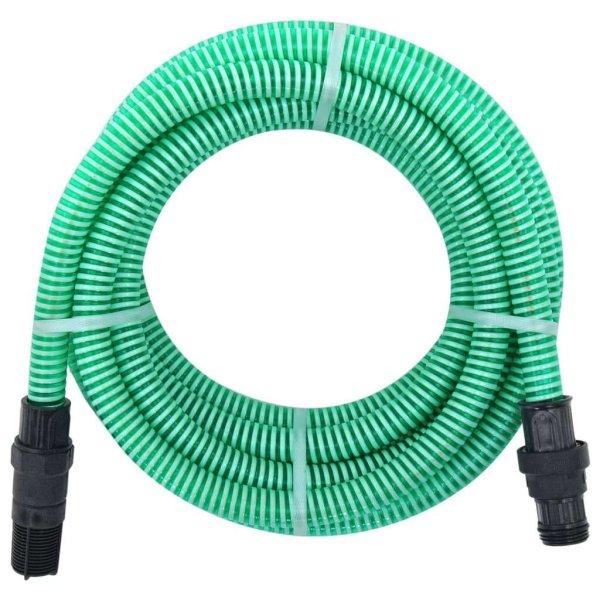 vidaXL zöld PVC szívótömlő PVC csatlakozókkal 1