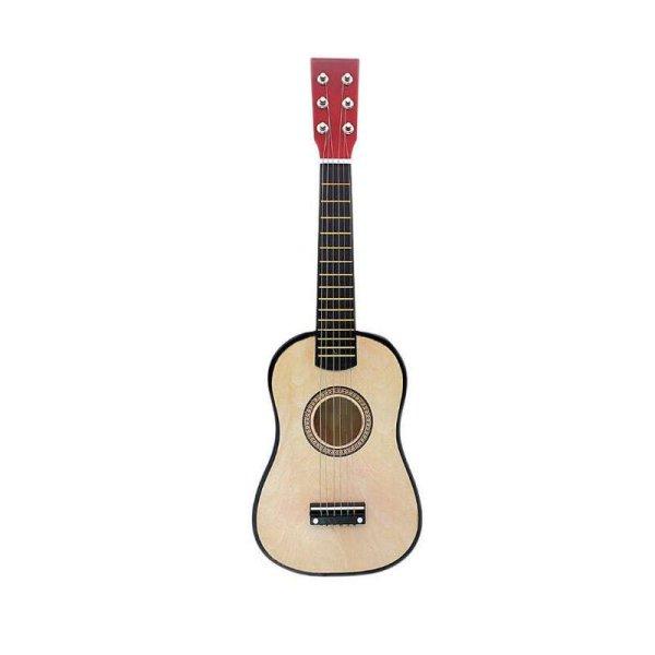 Gyermek gitár IdeallStore, Junior Bézs, klasszikus, fa, 64 cm, bézs