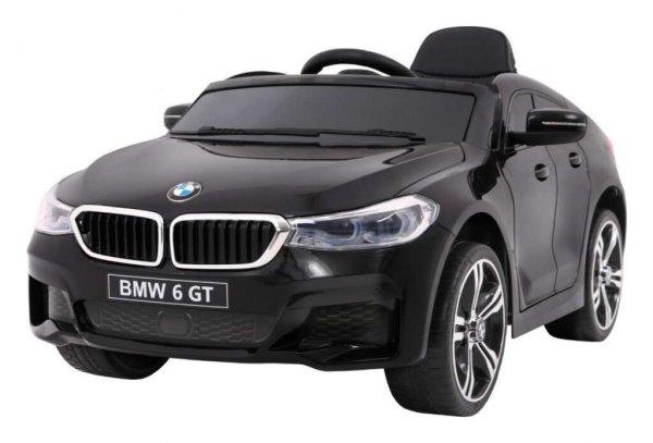 BMW 6GT elektromos gyerekautó, eredetiségi igazolással, egy üléssel, 2,4
Ghz távirányítóval, fekete