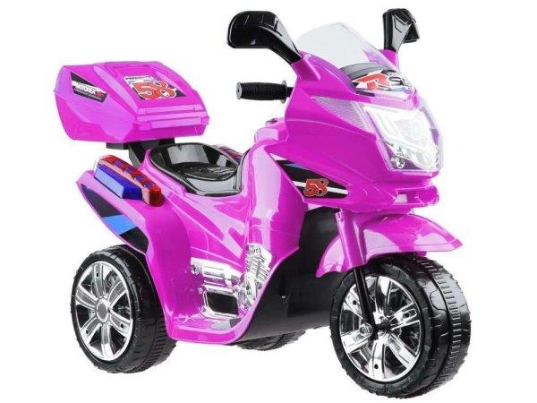 Gyerek elektromos motorkerékpár - rózsaszín színű