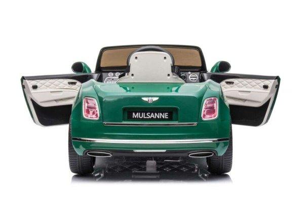 Bentley Mulsanne zöld elektromos kisautó 10554