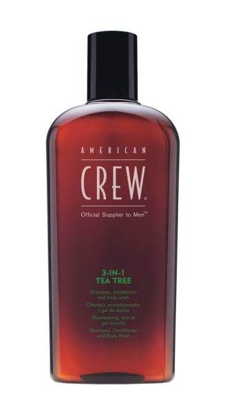 American Crew S az 1-ben teafasampon (Shampoo, Conditioner & Body Wash) 250 ml