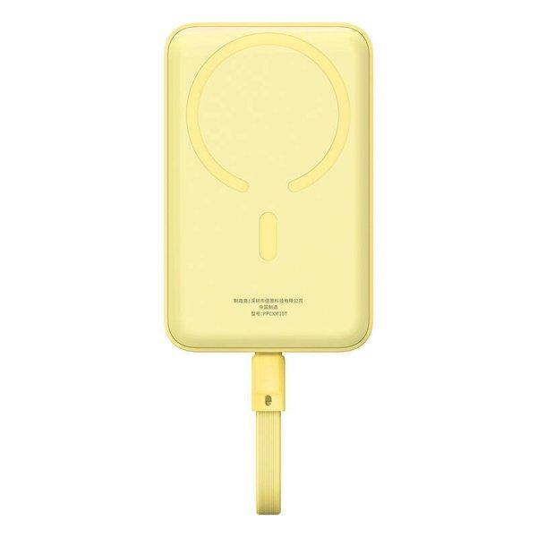 Powerbank Baseus Magnetic Mini 10000mAh 30W MagSafe (sárga)