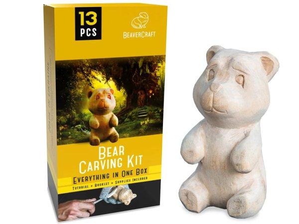 BeaverCraft DIY05 Bear faragó készlet