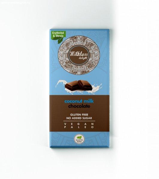 Health market milkless delight kókusztejes csokoládé édesítőszerekkel 80 g