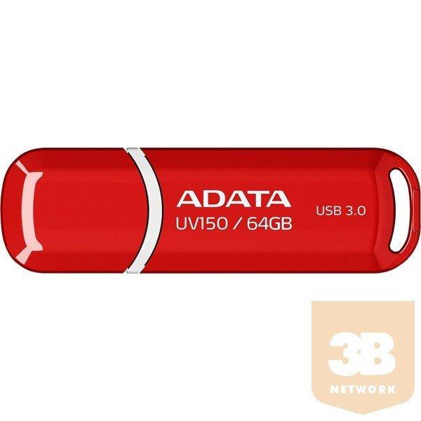 Flashdrive Adata DashDrive UV150 64 GB USB3 90/20MBs, Red